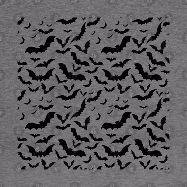 Spooky Bats All Over Print by Slightly Unhinged